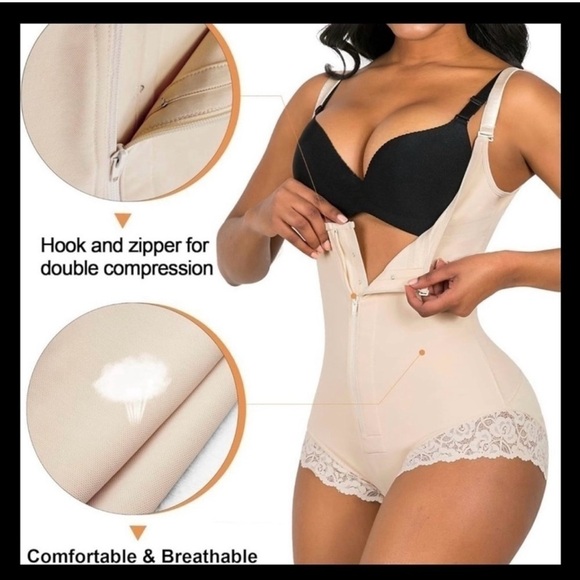 SHAPERX Shapewear for Women Tummy Control Body Shaper Bust Bodysuit 2XL NWT - Picture 9 of 9